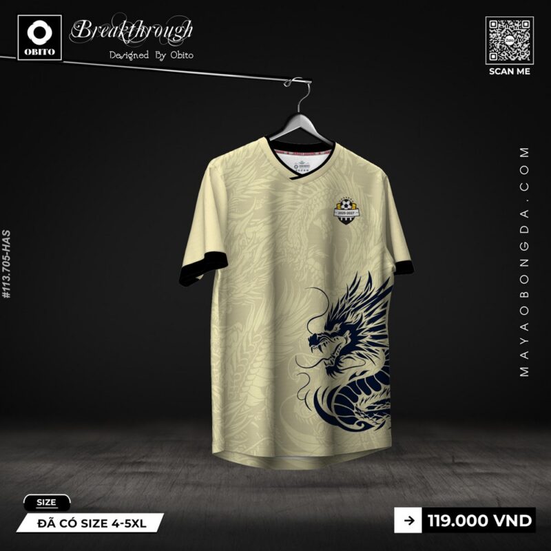 Áo bongs đá thiết kế màu kem