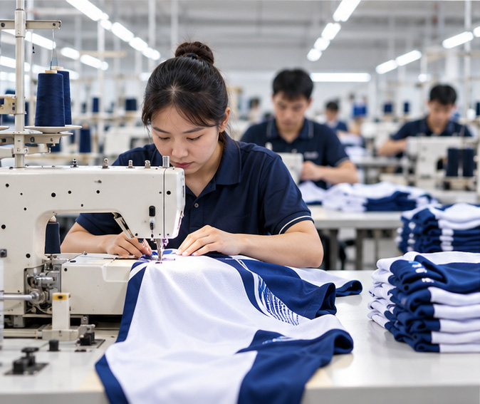 Xưởng sản xuất áo bóng đá