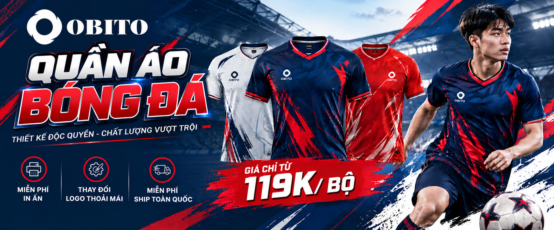 Quần áo bóng đá Obito Sport